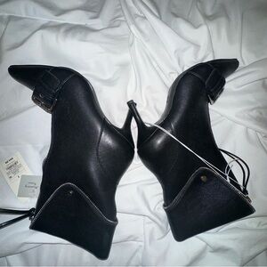 Point Toe Moto Ankle Bootstrap ***NWOT***